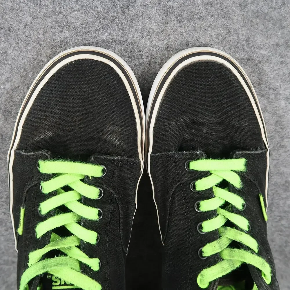 Vans Shoes Mens 9.5 Sneakers Era Skate Canvas Black Green Casual Active Trainers